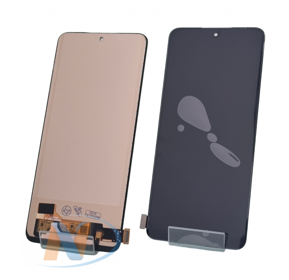 Дисплей Xiaomi Poco X5 5G, Redmi Note 12 4G, 5G в сборе с тачскрином (черный) (OLED)