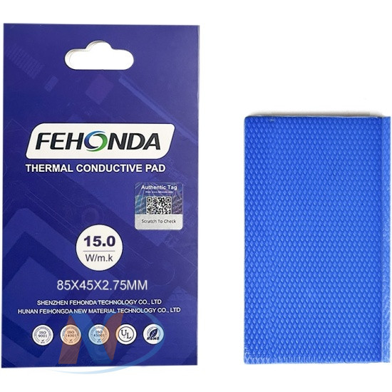 Термопрокладка FEHONDA 85*45* 2.75 мм 15 W/m-k