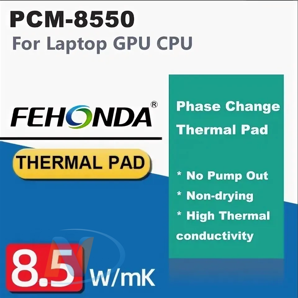 Термопаста с фазовым переходом Fehonda PCM8550 40x40*0.25 мм 8.5W