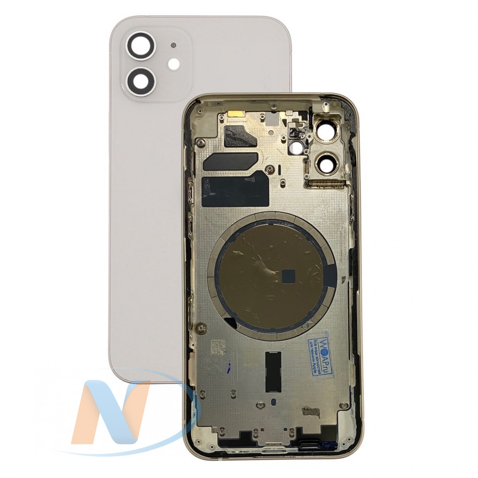 Корпус Apple iPhone 12 (белый) (OEM)