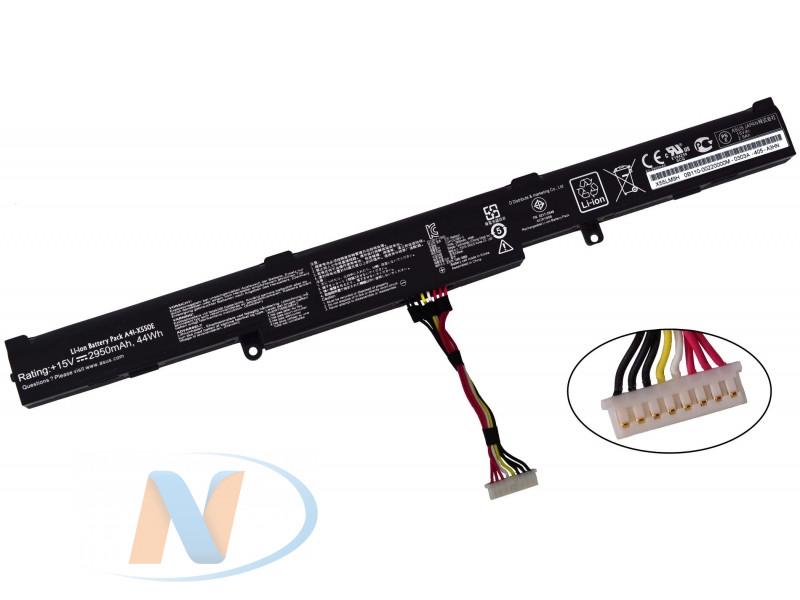 Аккумулятор для Asus X550E (14.4V 2600mAh) 38Wh (OEM) P/N: A41-X550E