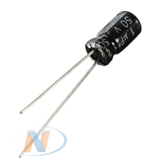 Конденсатор электролитический 1uF 50V (YAGEO)