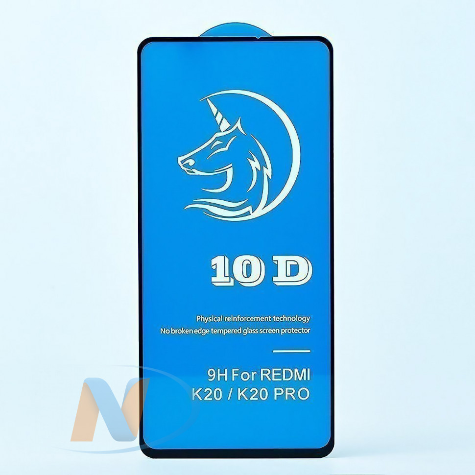Защитное стекло Xiaomi Redmi K20, Redmi K20 Pro, Mi 9T, Mi 9T Pro полное покрытие (черное) (Vixion)