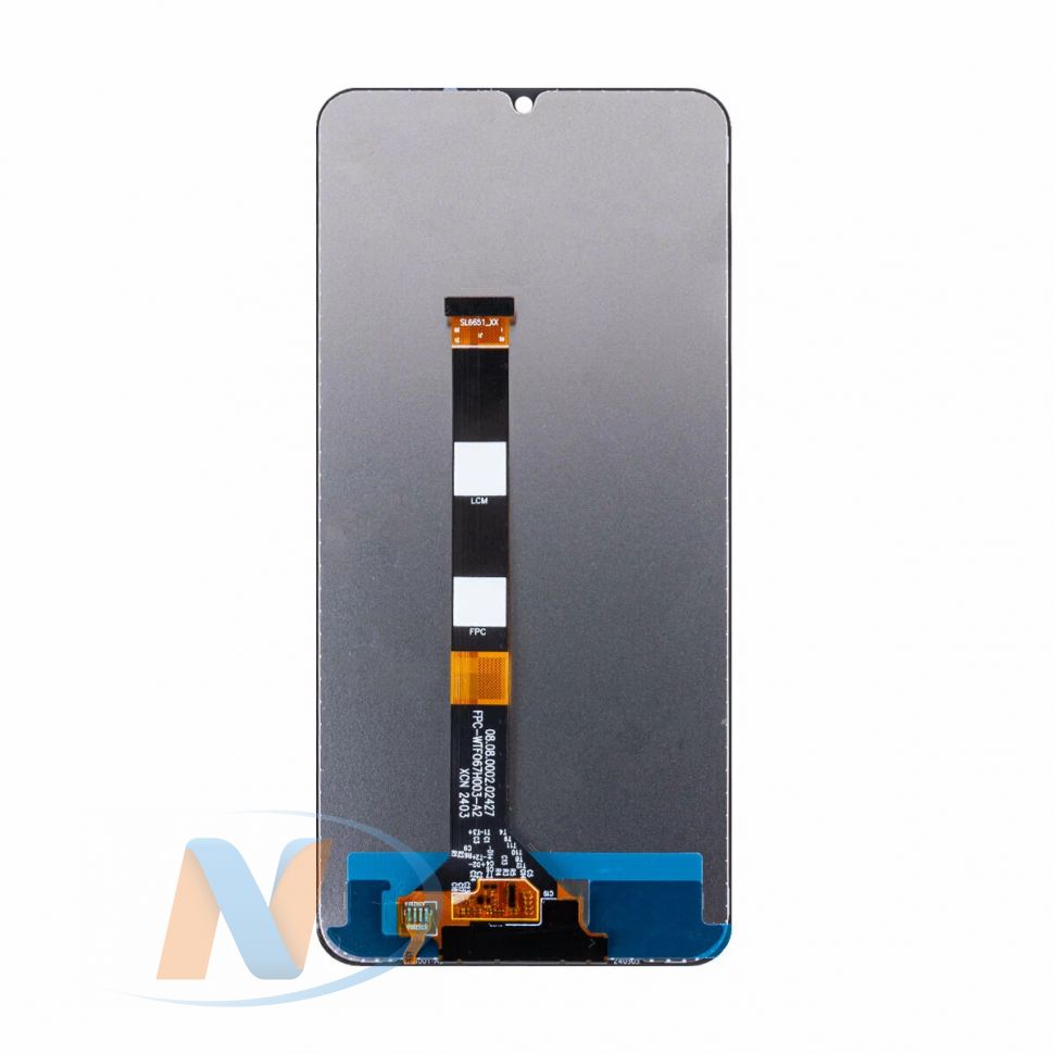 Дисплей Realme Note 50 (RMX3834) в сборе с тачскрином (черный)