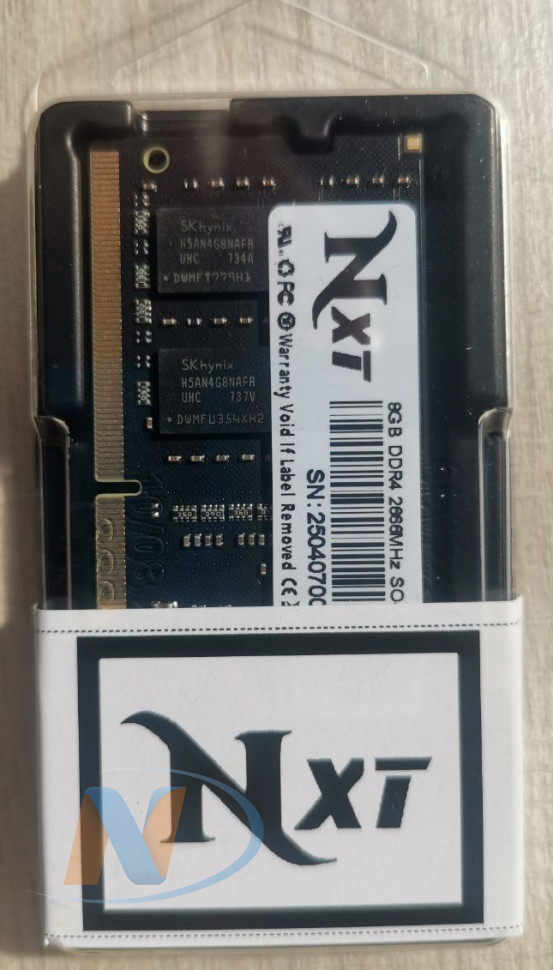Оперативная память SO-DIMM 8Gb NXT DDR4 2666 (8G-DDR4-2Rx8-PC4-2666)