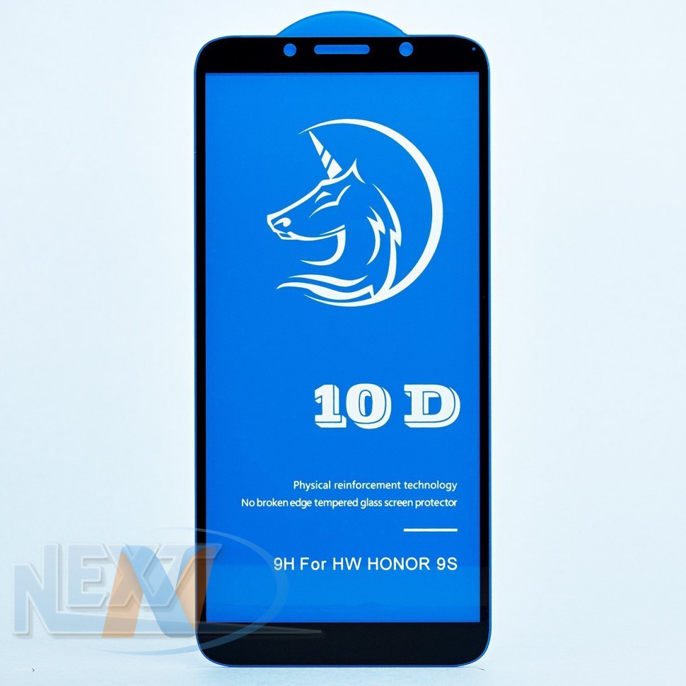 Защитное стекло Huawei Honor 9S, Huawei Y5p полное покрытие (BC) (черный)