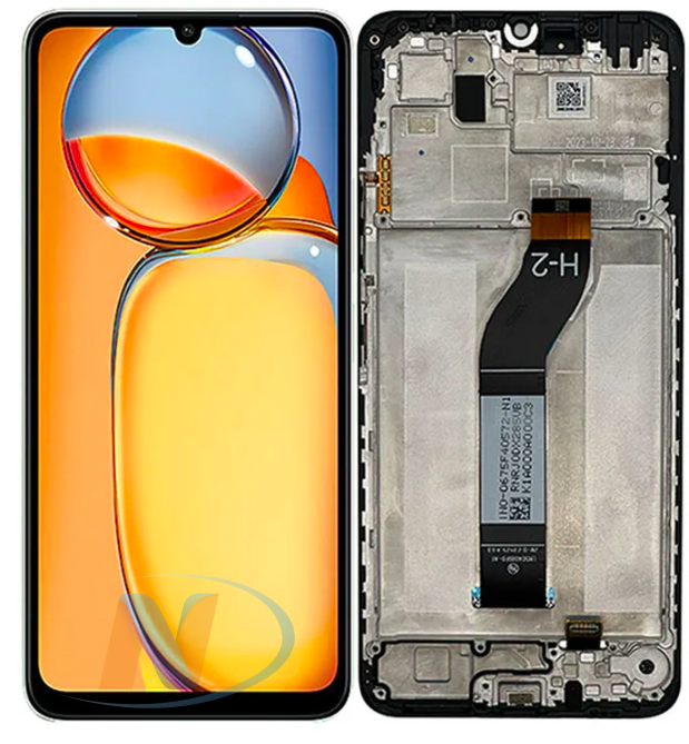 Дисплей Xiaomi Redmi 13C, Poco C65 в сборе с тачскрином (черный) (ORG LCD) (в рамке)