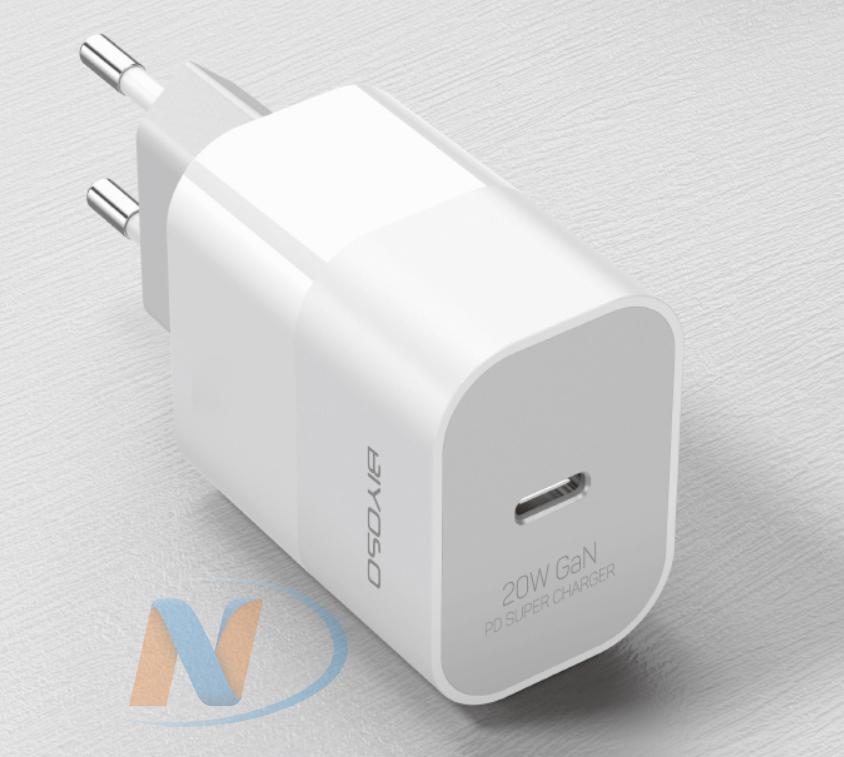 Сетевое зарядное устройство СЗУ BIYOSO C26EU-CC (Type-C, 20W PD+QC3.0 ) + кабель (Type-C - Type-C) (Белый)
