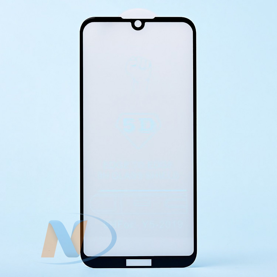 Защитное стекло для Huawei Honor 8S, Honor 8S Prime, Y5 2019 полное покрытие (черное) Activ