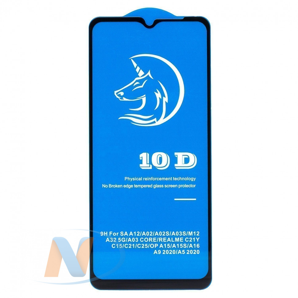 Защитное стекло Samsung Galaxy A03 (A035) полное покрытие Activ (черное)