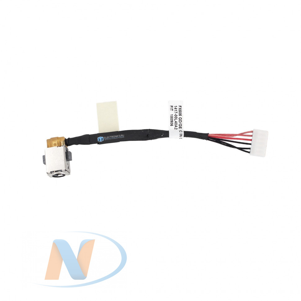 Разъем питания Asus (6.0x3.7) FX506II ,FA706IU , FA706IU на проводе 8pin